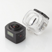エレコム、スマホと組み合わせて楽しむ全天球360度カメラと防水ケースも付いた半天球360度カメラを発売