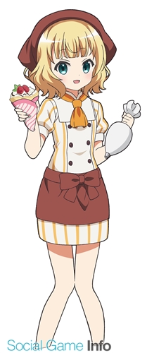 のキャラクターである「ココア」、「チノ」、「千夜」、「シャロ」、「リゼ」、「マヤ」、「メグ」、「青山ブルーマウンテン」たちが\u201c姫さま\u201dになって登場する。