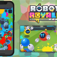 アカツキのカジュアルゲームスタジオ「Buddy」とアングー、新作『ロボットロイヤル』をFacebookインスタントゲームにて配信!