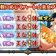 エクスカリバー、『【究極放置RPG】ハーレム伝説~俺の時代がやってきた~』で事前登録が3333人を突破 ハーレム美女1体が確定
