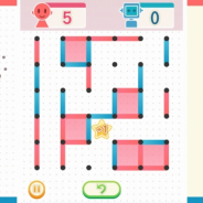 サクセス、「定番ゲーム集! パズル・将棋・囲碁forスゴ得」にて『Dots&Boxes』を配信 CPUと線を引き合うパズルゲーム