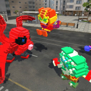 バンダイ、『クラフトカードゲーム ドットヒーローズ』を19年3月に発売・配信決定…専用カードに描いた絵が立体化してアプリの中で動き出す!