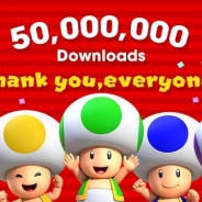 任天堂とDeNAの『スーパーマリオラン』、わずか1週間で全世界5000万DL達成! キノピオラリーの「ラリーチケット」を10枚プレゼント