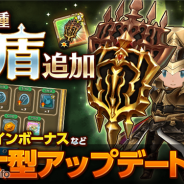 Aiming、『トライリンク 光の女神と七魔獣』で大型アップデートを実施 ナイト用新武器種「双盾」やログインボーナス機能を追加
