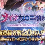 Netmarble Games、『ナイツクロニクル』の事前登録者数が20万人を突破! キャラクター紹介PV第1弾 男性編を公開!