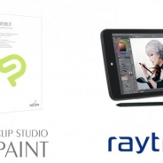 セルシス、「CLIP STUDIO PAINT DEBUT」が8インチWindows タブレット「raytrektab DG-D08IWP」にバンドル