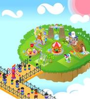 サイバード、「GREE」で「ようこそ★ポケットパーク」の配信開始-自分だけのカワイイ遊園地を作ろう!