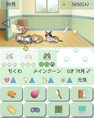 コトブキソリューション、スマホ版「GREE」で「ウチの猫 for GREE」の提供開始・・・かわいい猫を育てるアプリ