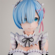 フリュー、「リゼロ」のレムを等身大サイズでフィギュア化! 「Re:ゼロから始める異世界生活 レム 1/1 胸像フィギュア」の予約受付を実施中