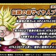 バンナム、『ドラゴンボールZ ドッカンバトル』で「【終わりなき恐怖】伝説の超サイヤ人ブロリー」が近日"極限Z覚醒"可能に!