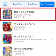 【速報】スクエニ『星のドラゴンクエスト』がAppStore売上ランキングで首位…ドラクエの日記念キャンペーンで、全ユーザーに3000ジェム配布