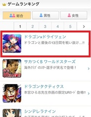 ドリコムのmixi『ドラゴン×ドライツェン』がランキング首位に…早くも6冠達成