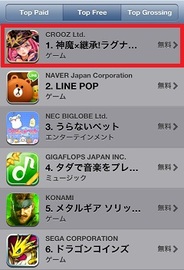 クルーズのiOSアプリ版『神魔×継承!ラグナブレイク』が無料総合首位を獲得