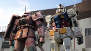 バンダイナムコゲームスの『ガンダムエリアウォーズ』がガンダムフロント東京とコラボ