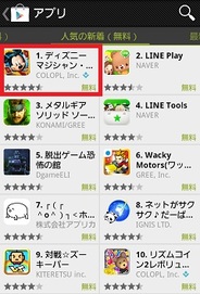 コロプラの新作『ディズニー マジシャン・クロニクル』がGoogle Playの人気新着1位に