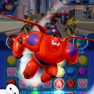 ディズニーとgumi Asia、映画『ベイマックス』を題材にしたマッチングパズルゲーム『Big Hero 6 Bot Fight』の提供開始