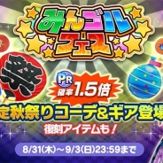フォワードワークスとドリコム、『みんゴル』で月1回の大型ガチャイベント「みんゴルフェス」を開催 『NewみんGOL』発売記念キャンペーンも実施