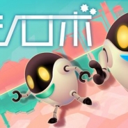 コロプラ、新感覚ランゲーム『ハシロボ』Android版を配信開始。左右の世界を同時並行で進んでいく2体のロボットを操作