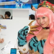 【TGS2014】ネイティブ作品も増えて高まるデベロッパー色…趣向を凝らした展示物や新作『PROJECT TIAMAT』も出展したグリーブースを取材