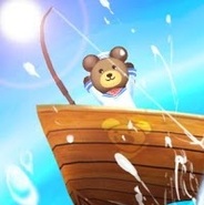 コロプラ、Android向け釣りアクションゲーム『クマ、世界を釣る!』の提供開始