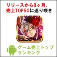 【GooglePlayランキング】ゲーム売上TOP50(3月17日版)…UNION MOBILE『リベンジ オブ ドラグーン』が売上50位以内にカムバック