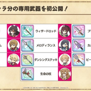 サムザップ、『このファン』が11月下旬より登場予定のキャラ専用武器のステータスと特性を先行公開