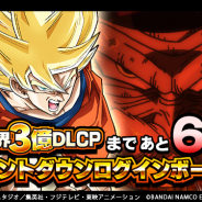 『ドラゴンボールZ ドッカンバトル』で全世界3億DLCPカウントダウンログインボーナス開催中! ドッカンフェスが引けるガシャチケットと龍石プレゼント!
