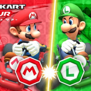 任天堂、『マリオカート ツアー』で「チームマリオ」と「チームルイージ」に分かれてレースをする対抗戦「マリオVSルイージツアー」が開幕!