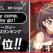 ブシロードとCraft Egg、『ガルパ』でAfterglow 6th Single「Easy come, Easy go!」がウィークリーセールスランキング7位を獲得