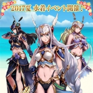 スクエニ、『ヴァルキリーアナトミア』でイベント「常夏島の女神たち」を開催 「アーリィ」「レナス」「シルメリア」ら運命の三女神が水着鎧で登場