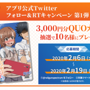ディ・テクノ、『とある科学の超電磁砲 通心物語』で新たなTwitterフォロー&リツイートキャンペーンを開催 オリジナルQUOカードを10名にプレゼント!