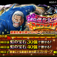 バンナム、『ONE PIECE トレジャークルーズ』で「超進化記念スゴフェス」を開始 新たに超進化した「ゲンコツのガープ 未来の海賊王の祖父」が登場