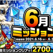 アソビズム、『城とドラゴン』で最高2700ルビーがもらえる「6月ミッション(後半)」を開始