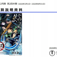 東宝、21年2月期の営業益を100億円→140億円に大幅上方修正 『今日から俺は‼』『コンフィデンスマンJP』ヒット、『鬼滅の刃』が説明資料の表紙に