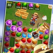 Zynga、新作アプリ『FarmVille:大収穫農園パズルゲーム』を配信開始! 世界的人気の農園シミュレーションゲームがパズルゲームとして登場