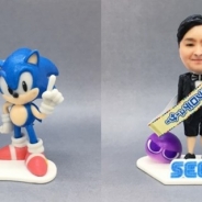 DMM、「セガフェス2018」にセガのゲームキャラと一緒のデフォルメフィギュアを作れるブースを出展 3Dスキャン、3Dプリント技術を活用してフィギュア作成