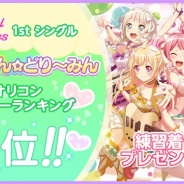 Craft Eggとブシロード、『バンドリ! ガールズバンドパーティ!』で「しゅわりん☆どり~みん」のオリコンランクインを記念したキャンペーンを開催