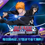 LINE、『LINE BLEACH -PARADISE LOST-』の原作コミックスを毎日1話ずつ無料配信 クイズ正解でガチャ券がもらえるキャンペーンなども