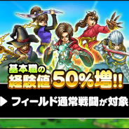 スクエニ、『DQウォーク』で「基本職応援キャンペーン」を2月中の週末限定で開催! 基本職のフィールド上の経験値が50%UPに!
