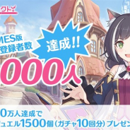 Cygames、DMM GAMES版『プリンセスコネクト!Re:Dive』の事前登録者数が5万人を突破! ジュエル1050個(ガチャ7回分)のプレゼントが確定