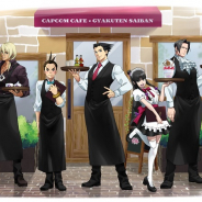 カプコンカフェ、イオンレイクタウン店『逆転裁判』シリーズコラボのメインビジュアルを公開!
