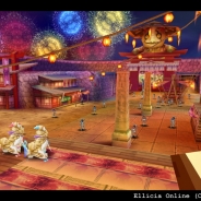 アソビモ、ダークファンタジーRPG『エリシアオンライン』で季節限定「夏祭りイベント」を開催。ミニゲームで万花銭を貯めて豪華景品ゲット