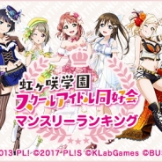 KLabとブシロード、『ラブライブ!スクフェスALL STARS』で「虹ヶ咲学園スクールアイドル同好会マンスリーランキング 1月度」の投票結果を発表