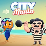 ゲームロフト、『City Mania~ゆかいな仲間と街づくり~』で夏をテーマにした建物やイベントを追加するアップデートを実施