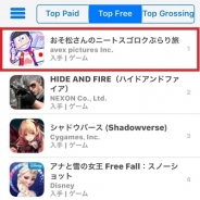 エイベックス・ピクチャーズの新作『おそ松さんのニートスゴロク ぶらり旅』がApp Store無料首位に 『THE NEW GATE』も17位に登場