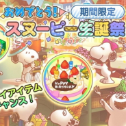 カプコン、『スヌーピー ライフ』で「スヌーピー生誕祭」イベントを開催 クリア報酬には「バースデー・ハット」や「バースデーケーキ」が登場