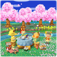 任天堂、『どうぶつの森 ポケットキャンプ』でブンジロウのレトロモダン喫茶を追加 「キャンプ場きせかえ」にさくらまんかいシリーズも