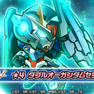 バンナムとLINE、『LINE: ガンダム ウォーズ』で新機体「★4 ダブルオーガンダムセブンソード/G」が緊急参戦!