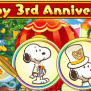 カプコン、『スヌーピードロップス』で3周年記念イベント開催! ルーレットやログインボーナスを実施!