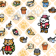 コトブキソリューション、『ねこあつめ』の新作きせかえで「ダイヤ柄 きせかえ」を配信開始 温もりあるオレンジ色の雰囲気でスマホをコーディネート